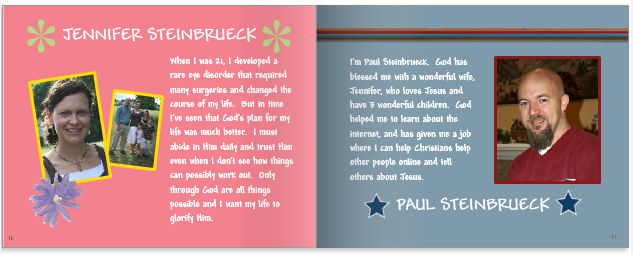 Paul and Jennifer Steinbrueck stories for Kenya