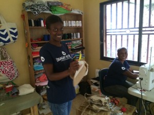 Bagay Ki Bon seamstresses at House of Blessings